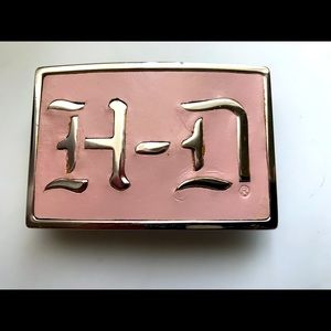 Women’s Harley Davidson pink Belt Buckle